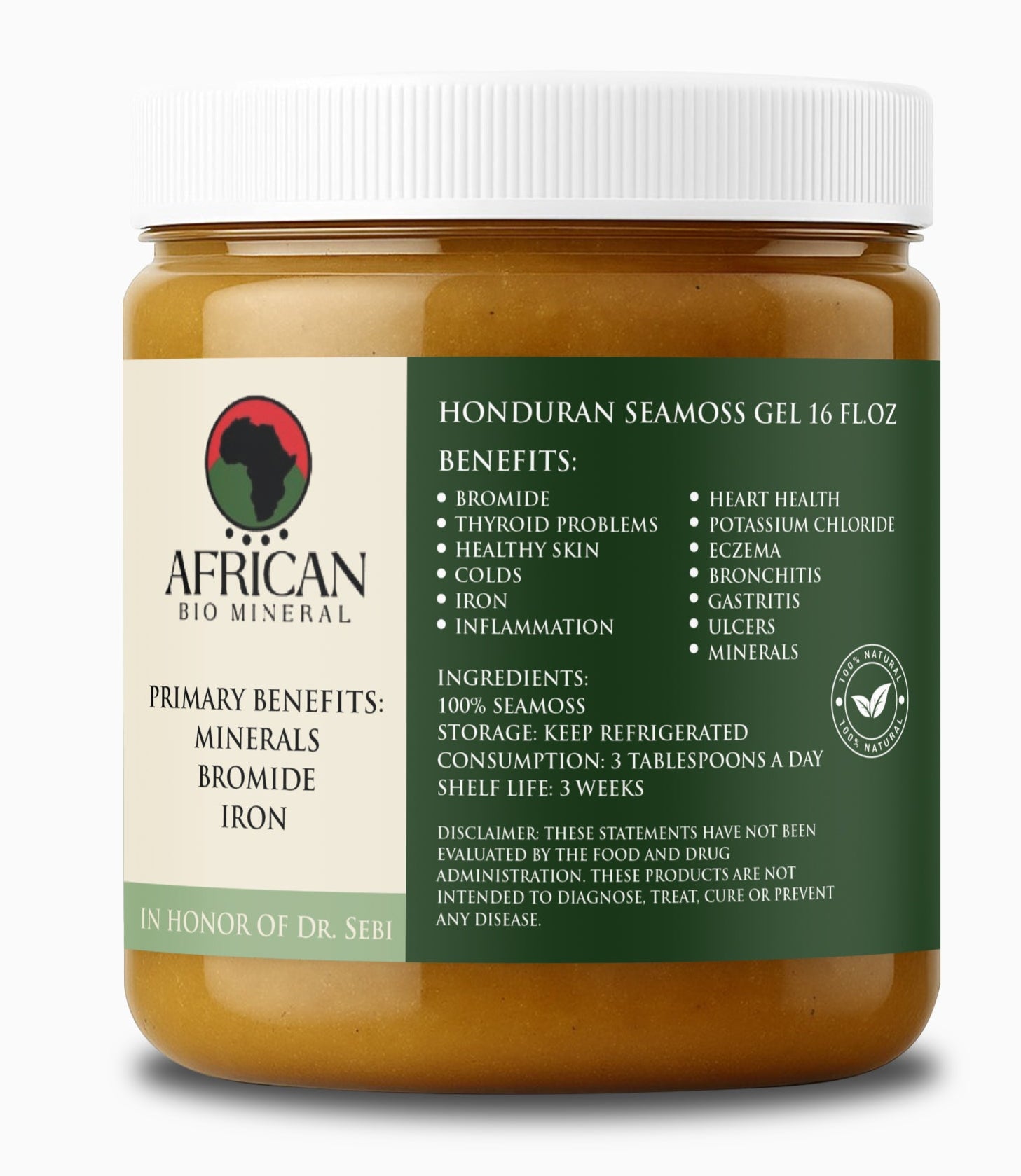 Dr. Sebi Approved Sea Moss Gel